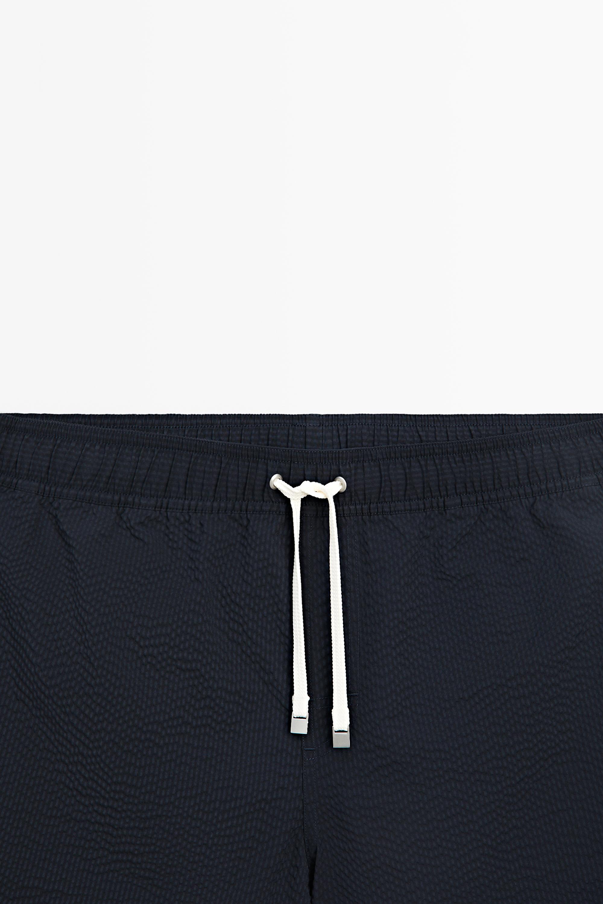Maillot de bain uni texturé